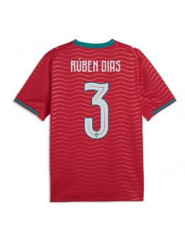 Portugal Ruben Dias #3 Replika Hemmakläder VM 2026 Kortärmad